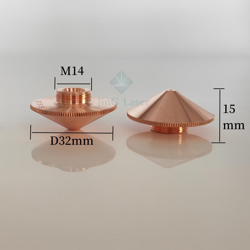 10 шт. RAYTOOLS D32M14 лазерные детали металлическая насадка PRECITEC лазерная насадка D28M11 OSPRI WSX