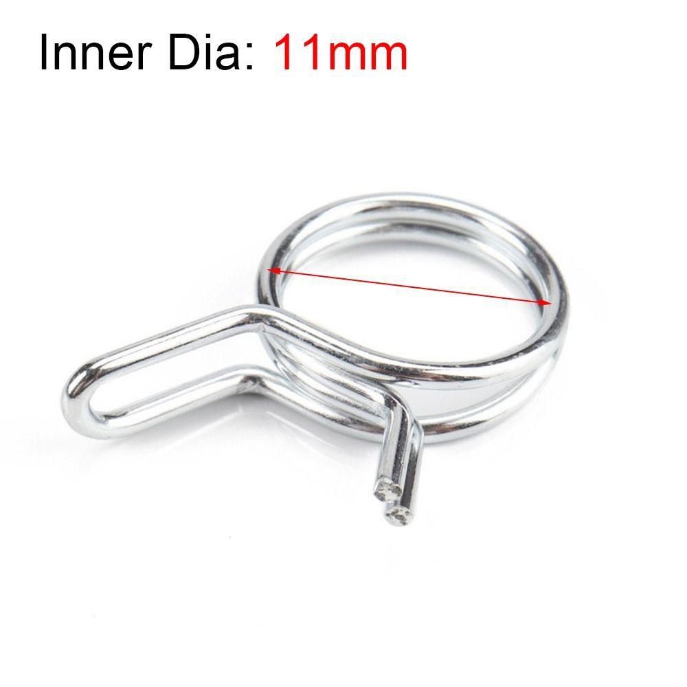 10Pcs/set Spring Clips Pipe Clips Fuel Line Tube Spring Clips Durable Hose Clamp  Motorcycle Scooter