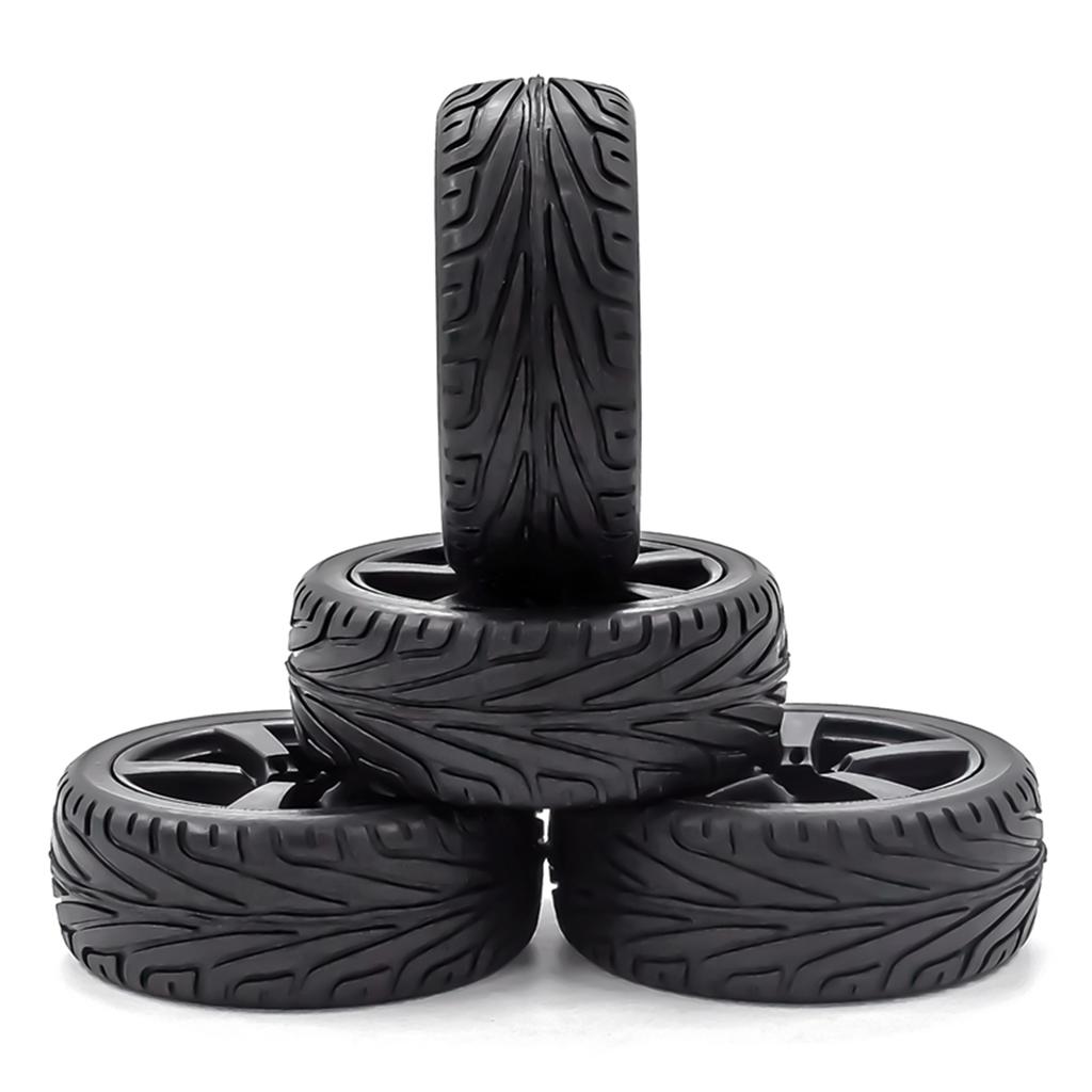 RC Drift Tires RC Racing Car Tires 4pcs Replacements for 1/10 HSP94123 94122 D5 Yokomo RC Drift Car