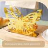 Iron Paper Towel Holder Butterfly Rabit Shape Tissue Dispenser Napkin Storage  Cafe
