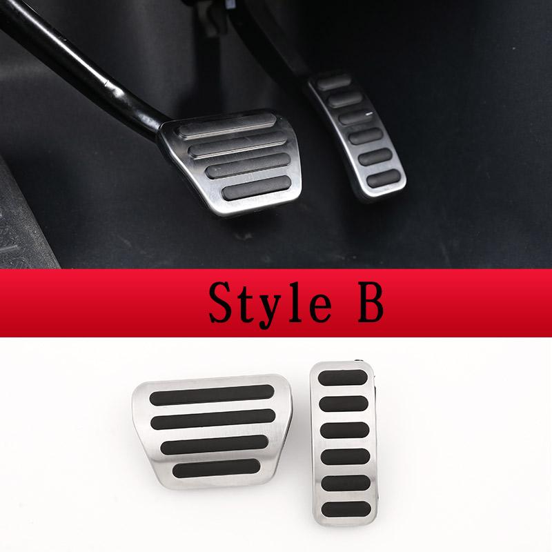 BCD1 For Land Rover Defender 90 110 2020-2023 Stainless steel No Drill Anti-slip Fuel Brake Steel Pads Pedals Cover Car Accessories