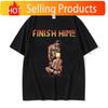 Finish Him Gayming 8bit Gay Print Tshirt Unisexs Fashion Gothic Clothes Oversized T Shirt Unisex Crewneck 100 Cotton Tshirt Tops