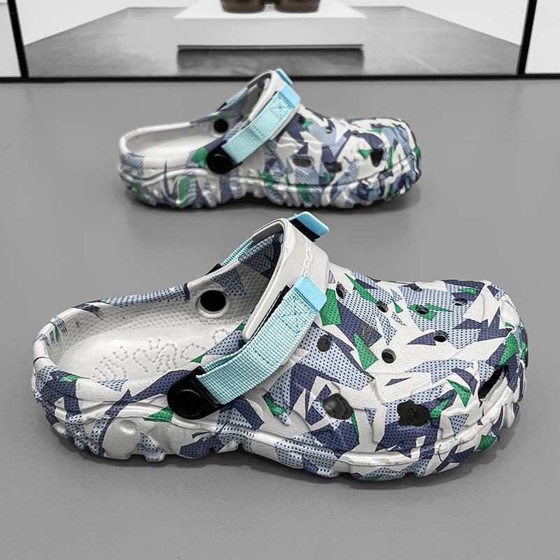 Men's Clogs, Slip-on Closed Toe Sandals, Soft Sole Walking Shoes, Outdoor Garden Shoe Beach Sandals