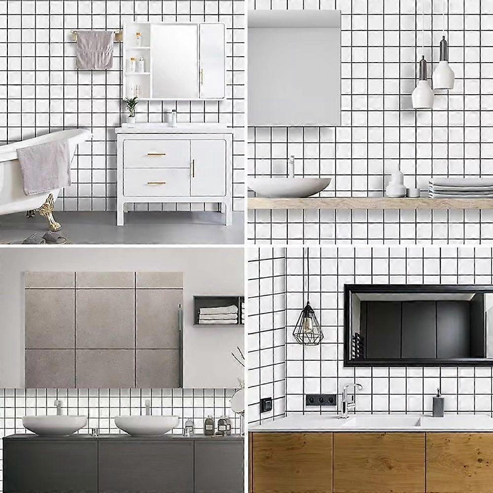 24 pieces imitation marble tile paste, imitation tile wall stickers, decorative wall accents