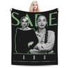 S-Sade Adu Пледы Фланелевые Весна Осень Портативные Мягкие Пледы для Кровати Офиса Плюшевое Тонкое Одеяло