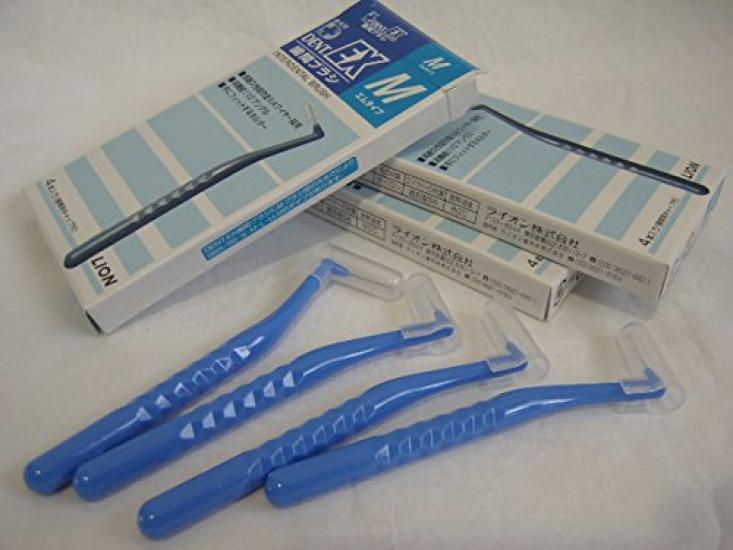 Lion DENT EX Межзубной ершик M EX Interdental 10 набор из 40 предметов (ЛЬВИНАЯ ВМЯТА. Щетка) коробки,