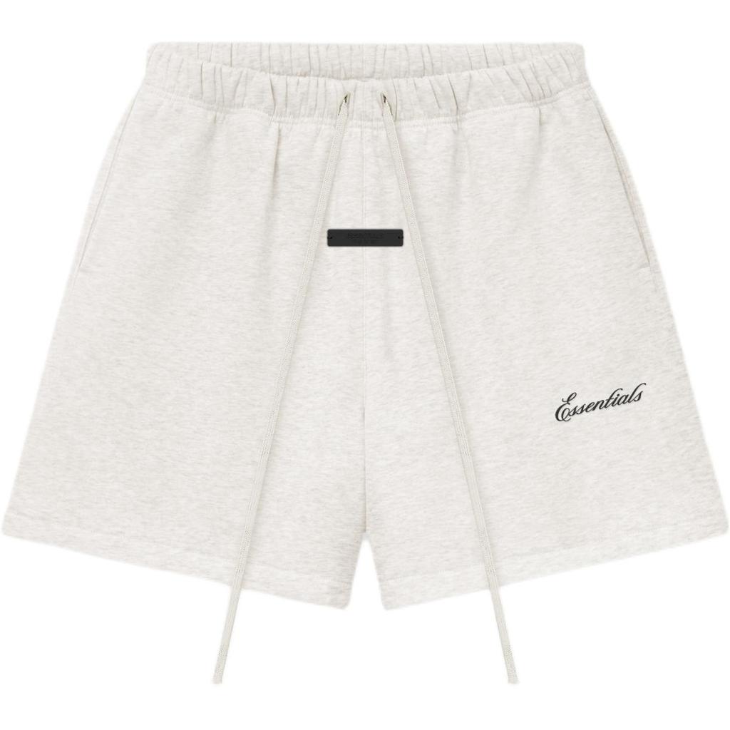 Fear of God Essentials Signature Classic Шорты-свитшот Овсяный меланж Унисекс Низ Кремовый 160AS264102F