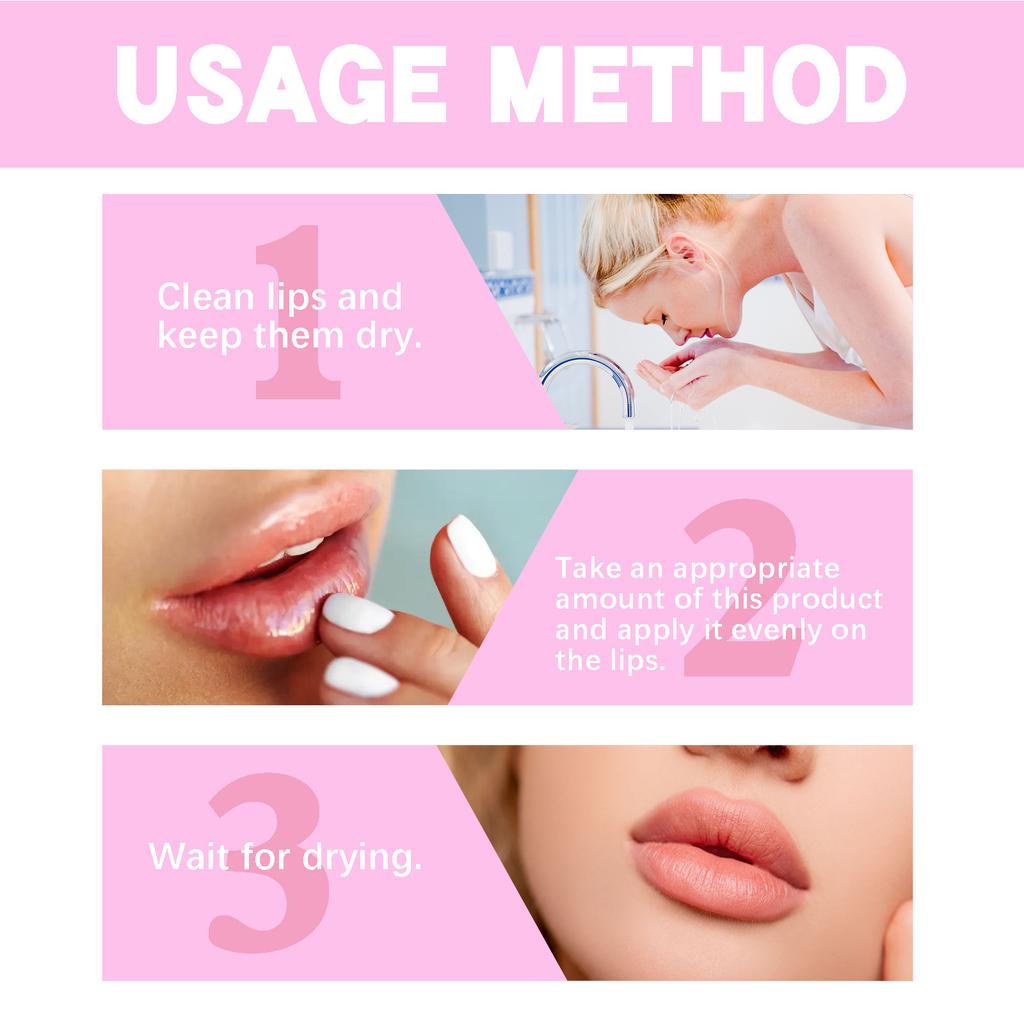 EELHOE Instant Volumising Lip Plumper Oil Collagen Moisturizer Care Lip Mask Repairing Reduce Lip Fine Lines Brighten Makeup Lipgloss
