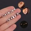 Vogue Small Cartilage Stainless Steel 2022 New 1PC 20G Trend Screw Back Piercing Jewelry Stud Earring Charming