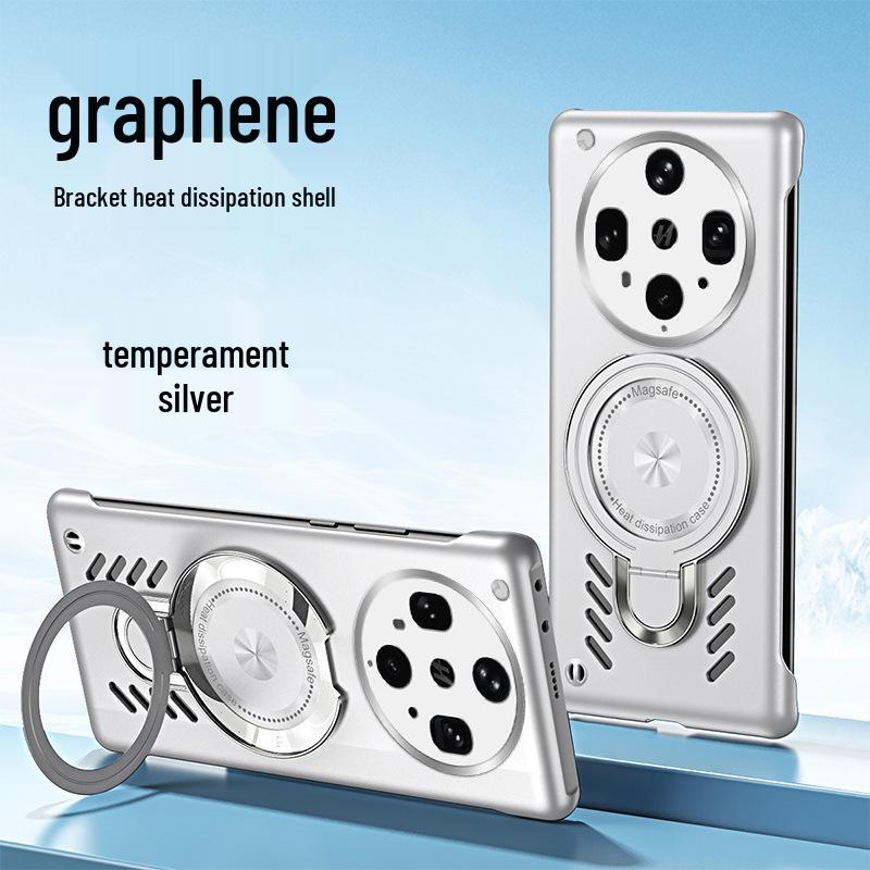 Чехол для телефона OPPO FindX9/Reno14: A5Pro Магнитное охлаждение с невидимой подставкой и защитой GT7p