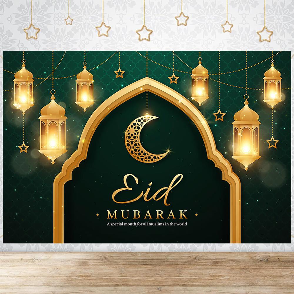 Тема вечеринки Ид Традиционный фон Украшения Ramadan Mubarak для дома Исламский Мусульманский Kareem Eid Al Adha Реквизит Подарок Постер