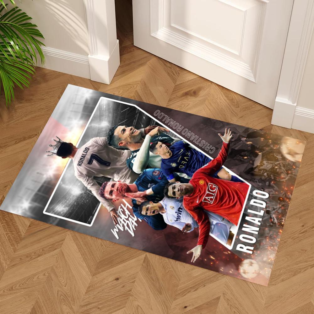 Cristiano Ronaldo Floor Mat Suitable For Study Room Balcony Playrooms Hallway Antislip Rug Office Home Decor