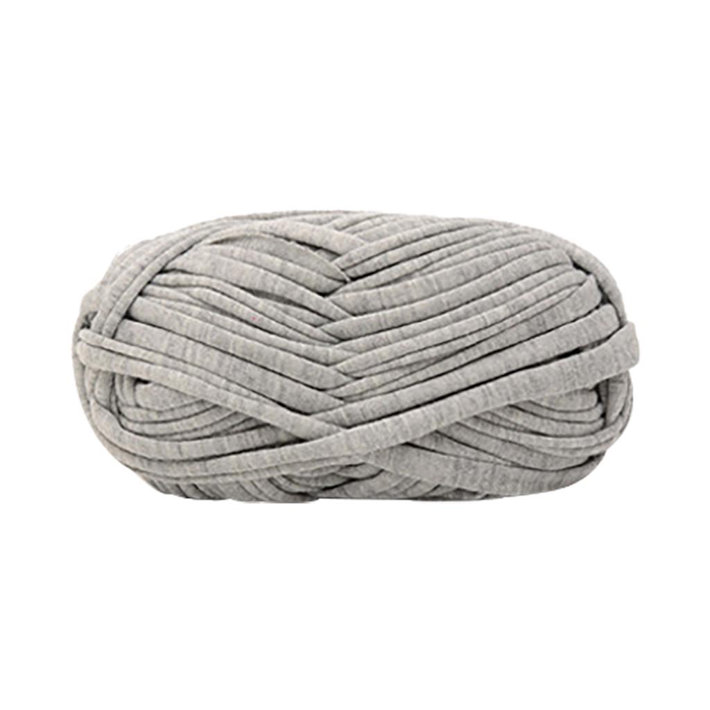 Home DIY crochet thread of Cotton Wool Hand Woven Basket Thick Knitted Blanket