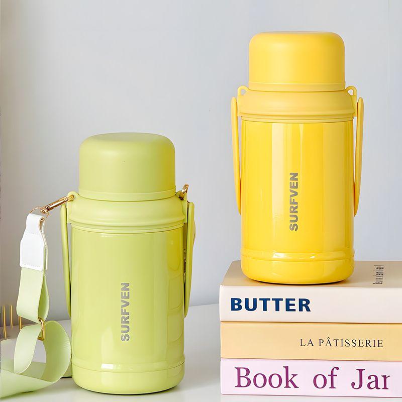 Large Capacity Vacuum Cup 1000ml Women Good-looking 2025 New Portable Water Cup Student Kettle Outdoor Travel Pot