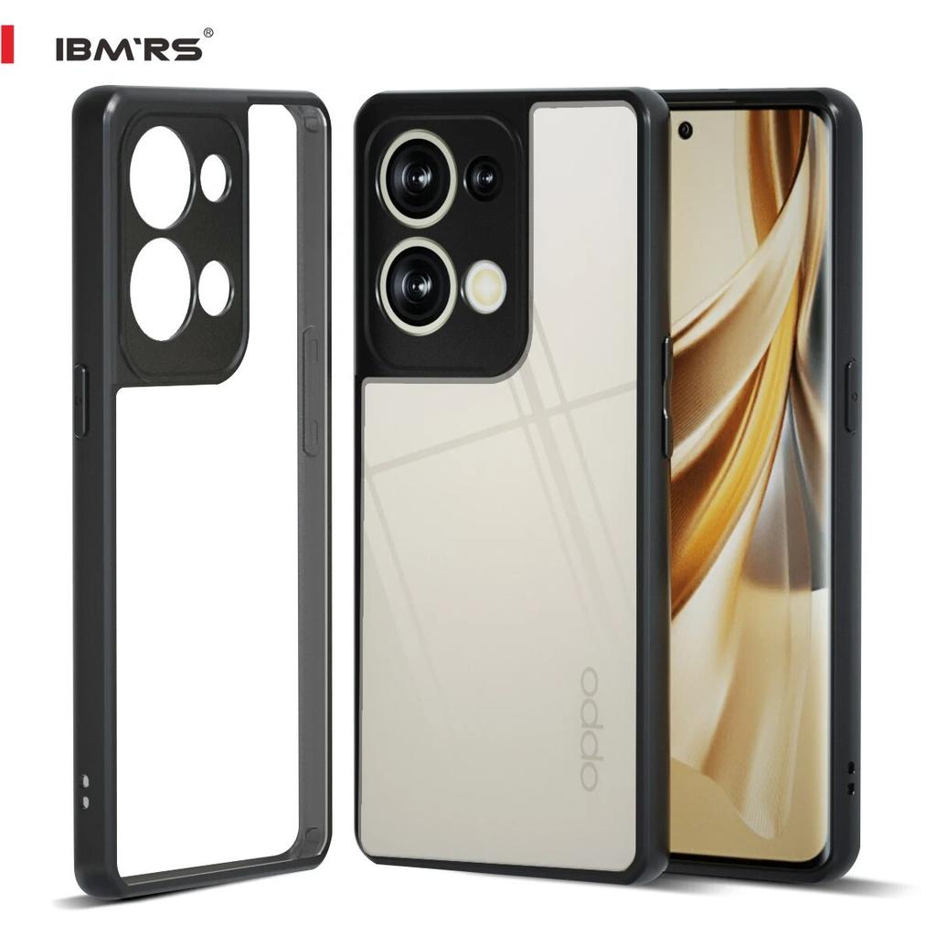(Comes with Wrist strap)BMRS for Oppo Reno9 Pro+ Camo Clear Case, Shockproof Protective Cover