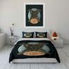 Viking Metal Raven Norse Mythology Prints bedding Set kid's and adults' bedroom decor, Exquisite three-piece bedding set gift