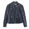 Sheep Leather Riders Jacket S Black F86528 UPTOWN RACER JACKET Women Used