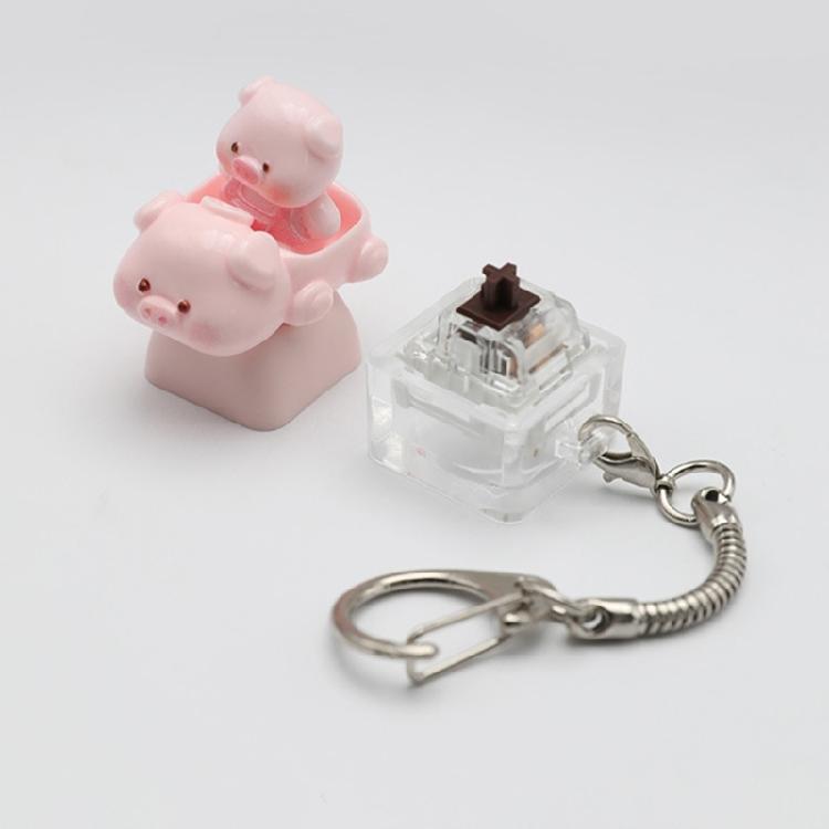 Тестер переключателей Тактильная обратная связь Кнопка-игрушка Для компьютерных клавиатур Переключатели Снятие стресса Улучшение концентрации с кейкапом