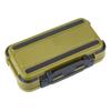 24 Slots Fishing Tackle Accessories Gear Equipment Storage Waterproof Box Army Green