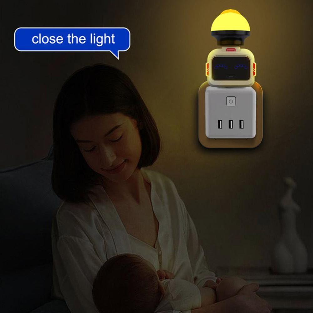USB Interface Voice Control Socket English Voice Activation Voice Control Switch Home Use