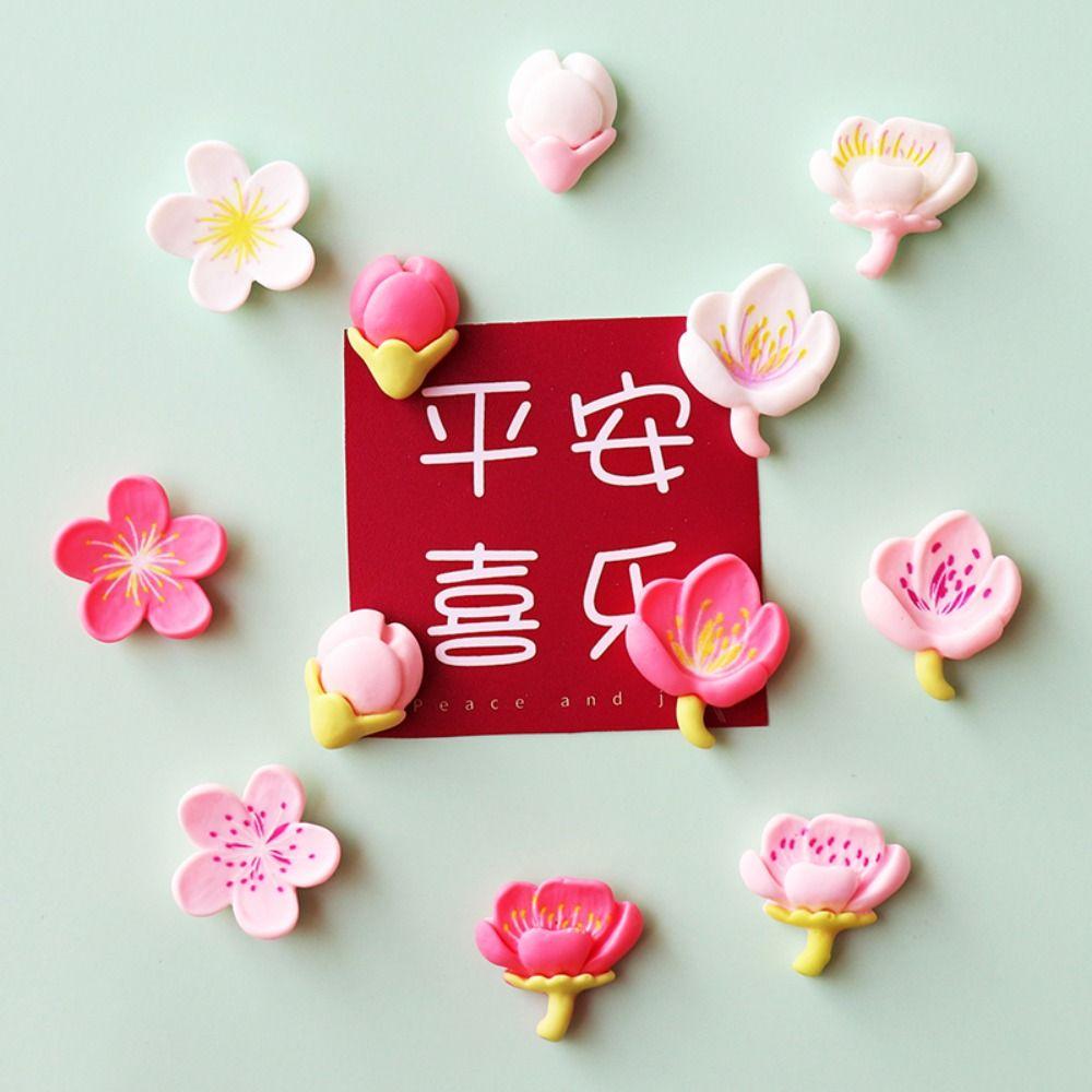 Blossom Shaped Cute Magnetic Creative Note Holder Message Sticker Board Stickers Fridge Magnets
