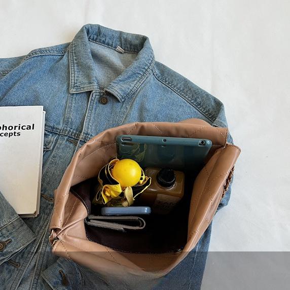 IELGY Женская сумка с цепочкой из бриллиантов, повседневная корейская версия модной сумки через плечо подмышкой