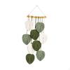 Macrame Wall Hanging Leaves Woven Tapestry Decor Art Handmade Bohemian for