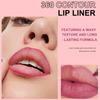 HANDAIYAN 6 Colors Velvet Lip Crayon Set Matte Lip Liner Pencil Long Lasting Waterproof Full Coverage Lip Contour Shaper Makeup