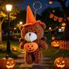 Halloween Theme Plush Bag Charm Decorative Hat Backpack Pendant  Halloween Decoration
