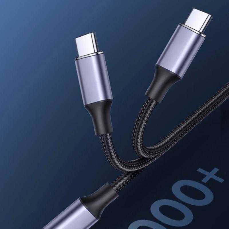 Кабель для зарядки USB C - USB C 100 Вт, кабель для зарядки Type C, кабель для быстрой зарядки, передача данных 480 Мбит/с для телефона, планшета