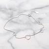 Heart Chain Silver Bracelet