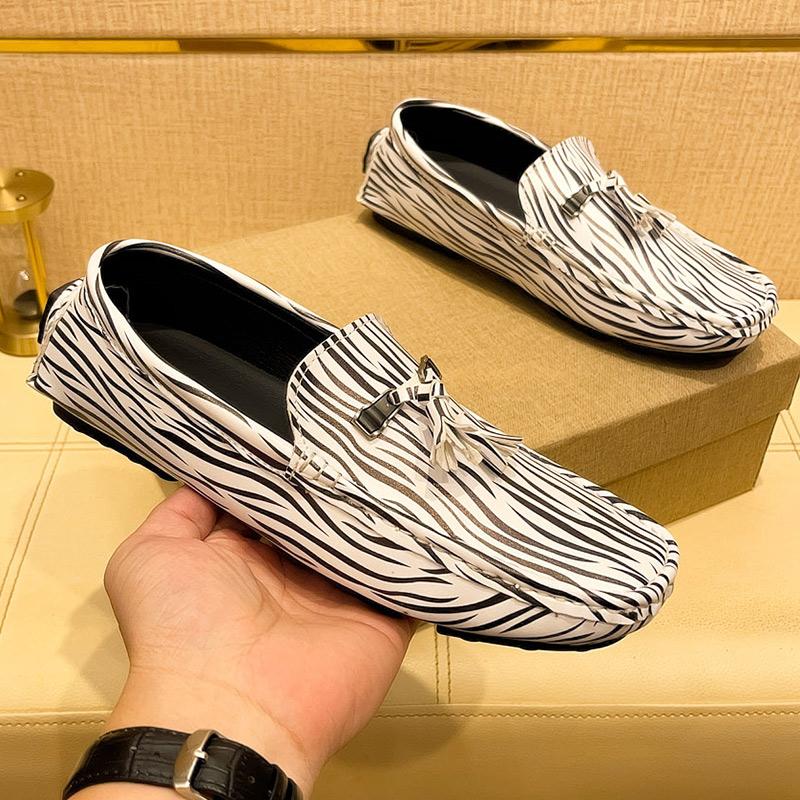 Модные новые модные леопардовые принтованные роскошные мокасины мужские удобные кожаные повседневные туфли мужские туфли для вождения без застежек большой размер 48 мокасины