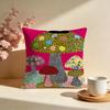 Trendy KKusama Yayoiiou Cushion Cover Stylish Washable Pillow Cover Ideal for Couch Bedroom Car Decoration