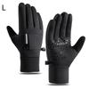 1 пара зимних перчаток для мужчин и женщин - водонепроницаемые термоперчатки для холодной погоды, для бега, езды на велосипеде, с сенсорным пальцем