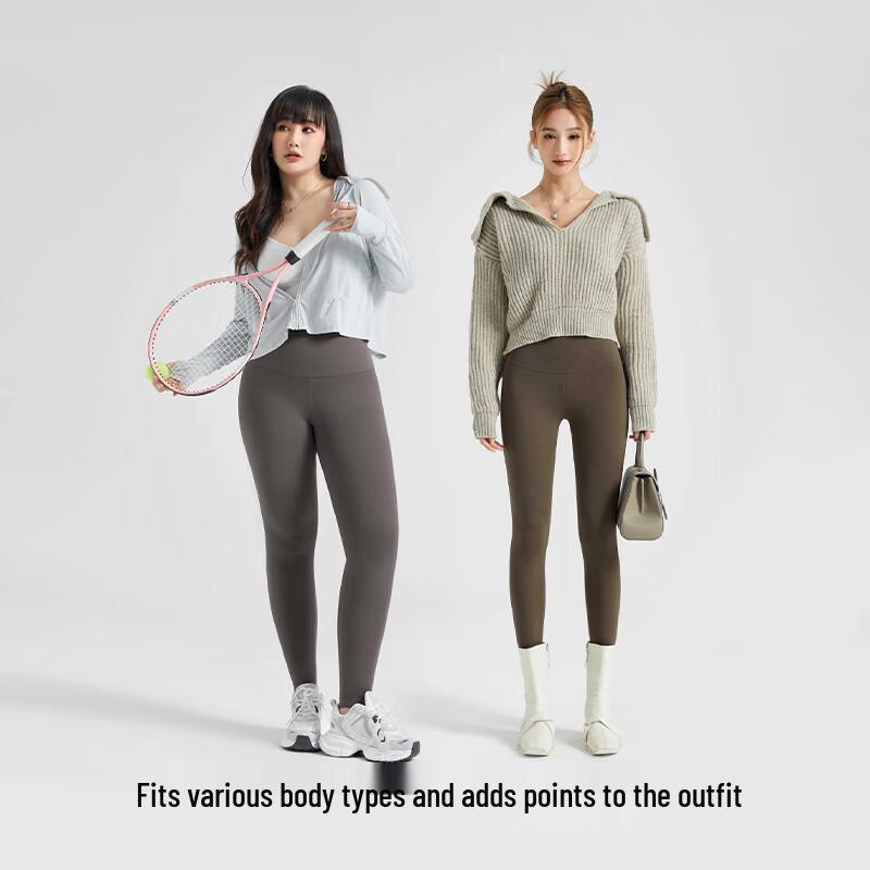 Женские легинсы GUJIN с подкладкой из флиса с принтом «Акула»