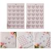 Heart Butterfly Clay Transfer Paper for Clay Jewelry Making DIY Craft Butterfly Clay Transfer Sheets for Clay Earrings