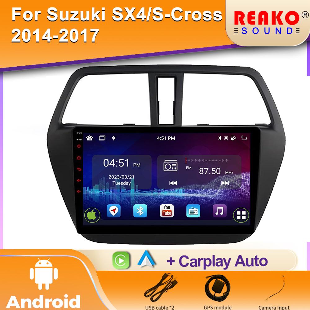 2 din Android Auto Car Radio мультимедийный плеер для Suzuki SX4-CROSS 2014-2017 Carplay навигация GPS стерео 2din