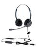 With VOPTECH Headset USB Binaural Noise Canceling Overhead Model UC809D Microphone Telework Remote Work Web Conference Call Center Video Chat 1 Year