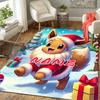 Custom 1Pc Christmas Eevee Celebration Rug Office Carpet Indoor Outdoor Entrance Doormat Nonslip Soft And Comfortable Living Room D2915204