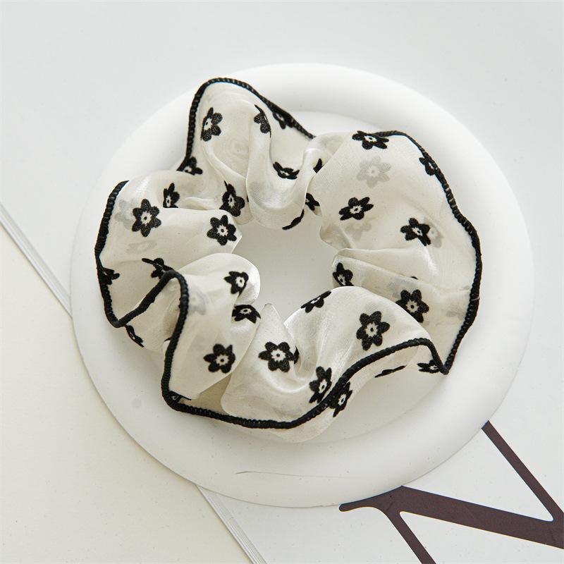 Корейские тканевые резинки для волос, женские однотонные веревки для волос, элегантный держатель для хвоста, резинка, эластичная лента для волос, аксессуары для волос, петля для волос