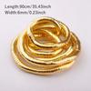 Alloy Bendable Snake Necklace Gold Color Bracelet New Flexible Choker  Jewelry Accessories