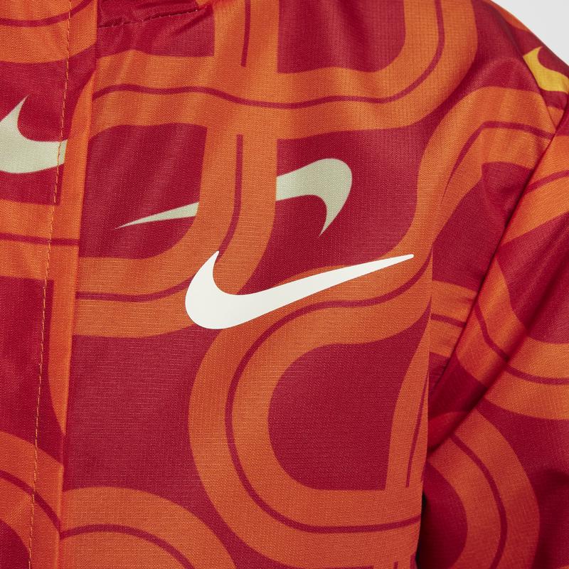 Nike Куртка Змея Приветственная Серия Удобный Искусственный Овечий Флис Двусторонняя Детские куртки Черный IB7613-010