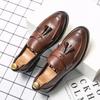Fashion2024 Мужские туфли ручной работы в стиле броги из кожи свадебные туфли мужские туфли на плоской подошве кожаные оксфорды официальная обувь обувь ручной работы