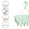 8/32Clamps Useful Multi-use Clothes Hanger Sock Racks Strong Load-bearing Long Lifespan Clothes Hangers