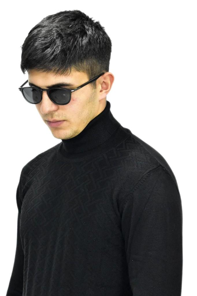 Men's Plus Size Plus Size Sweater Men's Sports Turtleneck Sweater R22507 Bgl-St03177