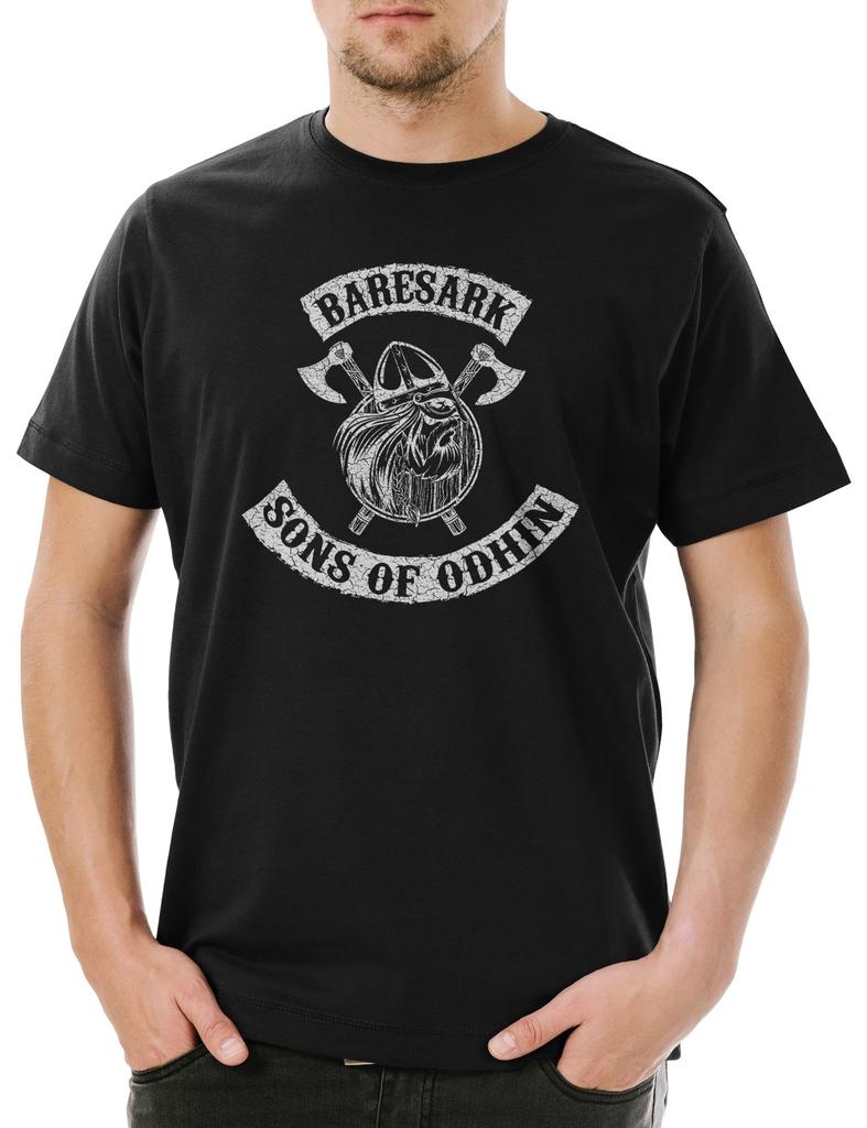 Baresark III Mens T-Shirt Vikings Vikings Berserker Thor Odhin Valhalla Norse