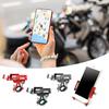 Bicycles Phone Holder Bracket Motorcycle Phone Mount Adjustable Handlebar Cell Phone Clamp Scooter Mobile Phone Clip