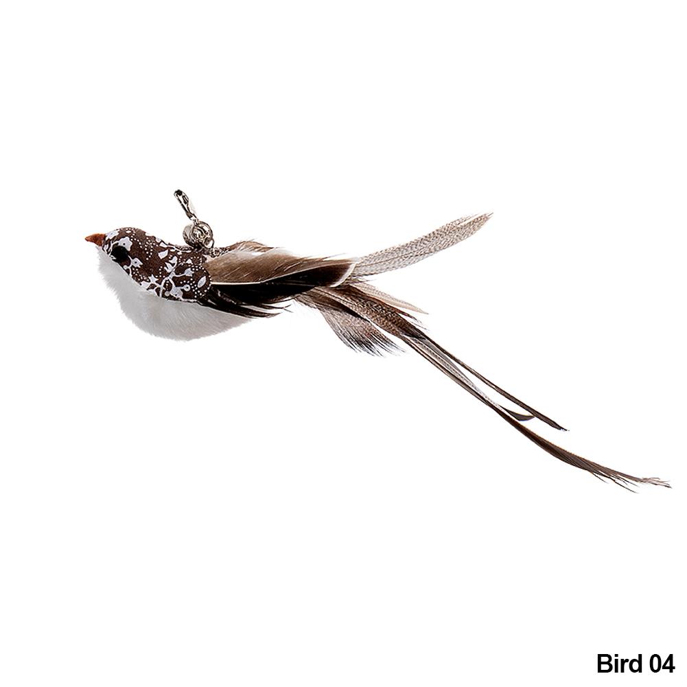 Игрушки для кошек, имитация птицы, интерактивные игрушки, забавная птица из перьев с колокольчиком, игрушка-палочка для котенка, игрушка-дразнилка, кошачьи товары