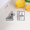 Xiaomi Get Connected Christian Signal Cross Badge Enamel Pin Jesus Boarding Pass Biblical Faith Inspired Brooches Clothes Badge Jewelry