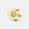 The Drip Glaze Gardenia Flower Brooch Features An Ethereal and Niche Design with An Anti-glare Clasp and Is A High-end Brooch